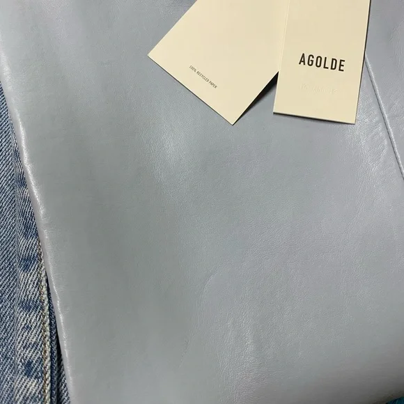 AGOLDE  90’s pinch waist pieced  jeans new with tags size 24 - Picture 11 of 13